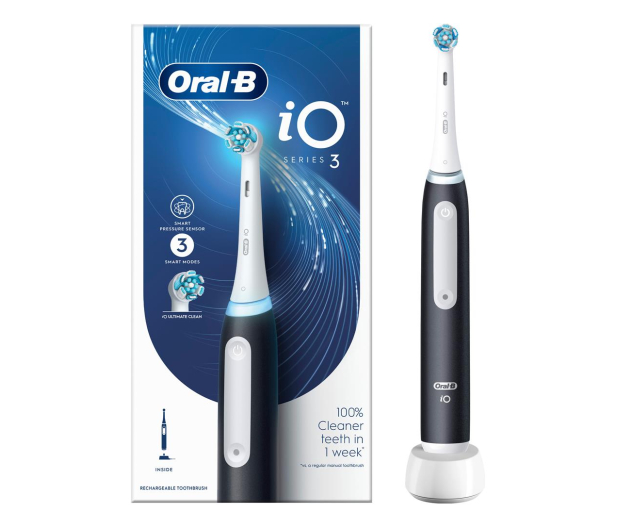 Oral-B Szczoteczka magnetyczna iO3 (matowa czarna) - 1163005 - zdjęcie
